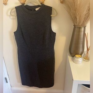 Gray shift dress from the LOFT, size 12P. Business casual or professional!